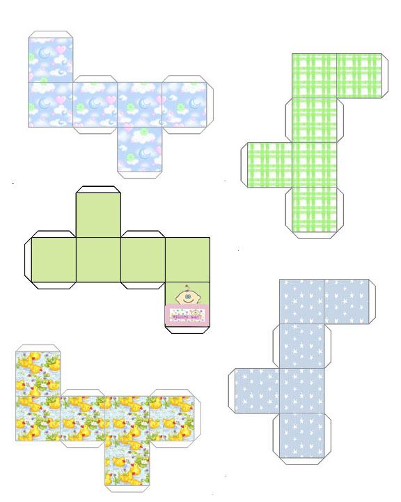 printable miniature square boxes